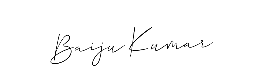 Also You can easily find your signature by using the search form. We will create Baiju Kumar name handwritten signature images for you free of cost using Allison_Script sign style. Baiju Kumar signature style 2 images and pictures png