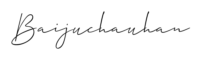 Enhance your business communications with Baijuchauhan signature in Allison_Script lettering. Clean, modern, and universally compatible. Baijuchauhan signature style 2 images and pictures png