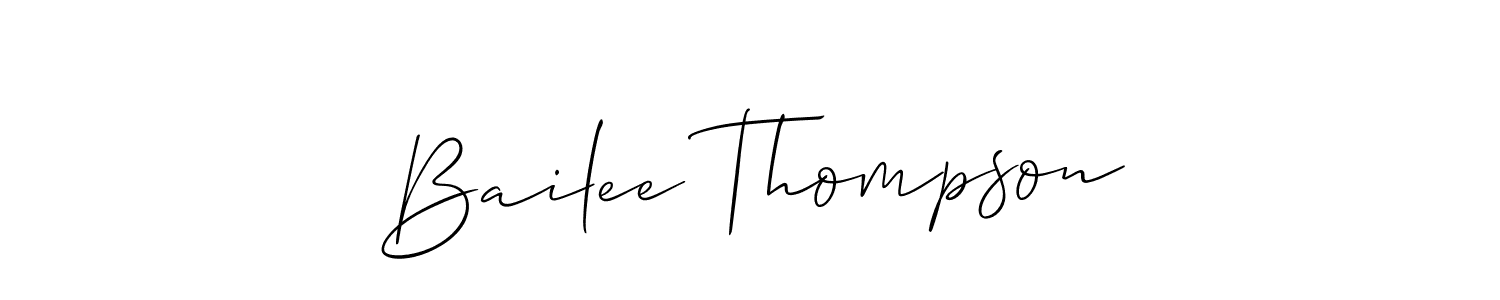 Also You can easily find your signature by using the search form. We will create Bailee Thompson name handwritten signature images for you free of cost using Allison_Script sign style. Bailee Thompson signature style 2 images and pictures png