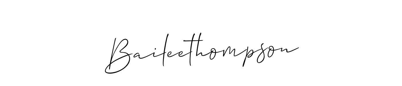 Also we have Baileethompson name is the best signature style. Create professional handwritten signature collection using Allison_Script autograph style. Baileethompson signature style 2 images and pictures png