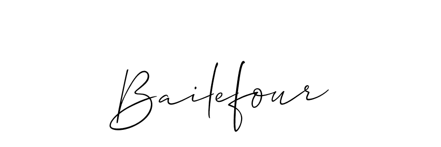 How to make Bailefour name signature. Use Allison_Script style for creating short signs online. This is the latest handwritten sign. Bailefour signature style 2 images and pictures png