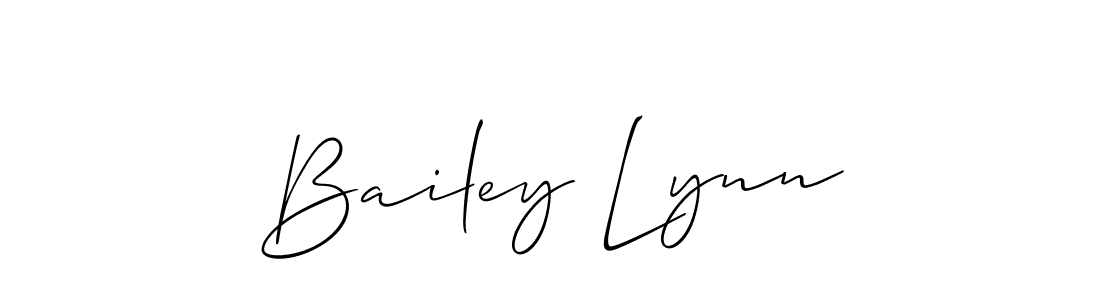 Also we have Bailey Lynn name is the best signature style. Create professional handwritten signature collection using Allison_Script autograph style. Bailey Lynn signature style 2 images and pictures png