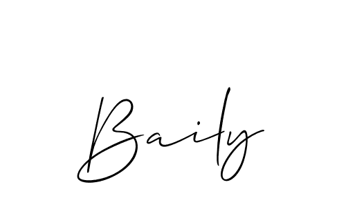 How to make Baily name signature. Use Allison_Script style for creating short signs online. This is the latest handwritten sign. Baily signature style 2 images and pictures png