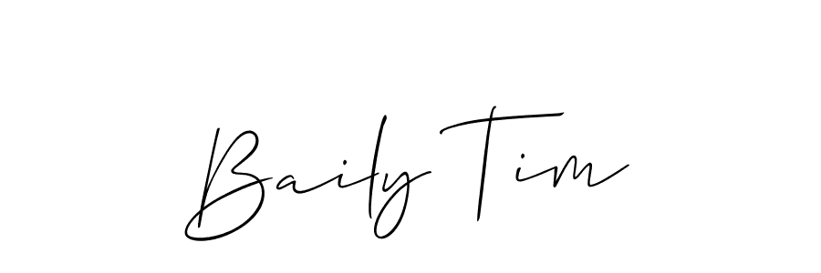 Create a beautiful signature design for name Baily Tim. With this signature (Allison_Script) fonts, you can make a handwritten signature for free. Baily Tim signature style 2 images and pictures png