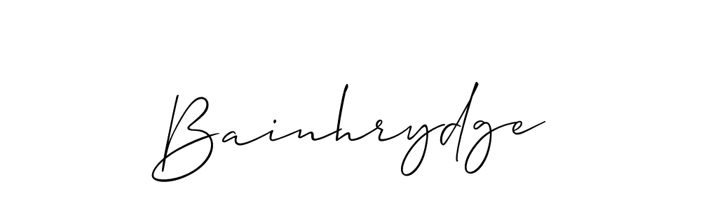 You can use this online signature creator to create a handwritten signature for the name Bainhrydge. This is the best online autograph maker. Bainhrydge signature style 2 images and pictures png