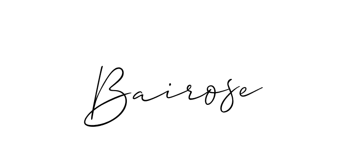 Best and Professional Signature Style for Bairose. Allison_Script Best Signature Style Collection. Bairose signature style 2 images and pictures png