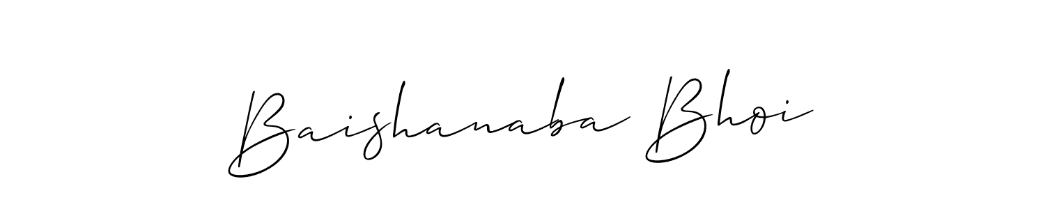 if you are searching for the best signature style for your name Baishanaba Bhoi. so please give up your signature search. here we have designed multiple signature styles  using Allison_Script. Baishanaba Bhoi signature style 2 images and pictures png