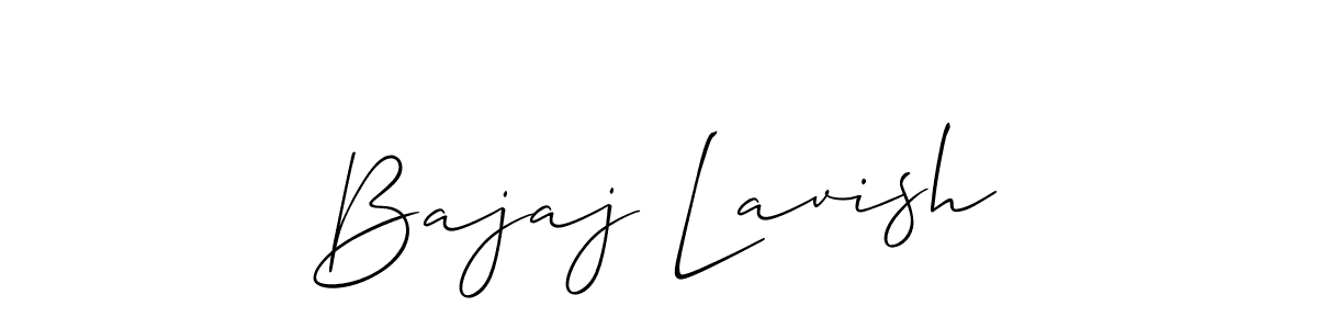 You should practise on your own different ways (Allison_Script) to write your name (Bajaj Lavish) in signature. don't let someone else do it for you. Bajaj Lavish signature style 2 images and pictures png