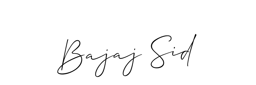 Make a beautiful signature design for name Bajaj Sid. Use this online signature maker to create a handwritten signature for free. Bajaj Sid signature style 2 images and pictures png