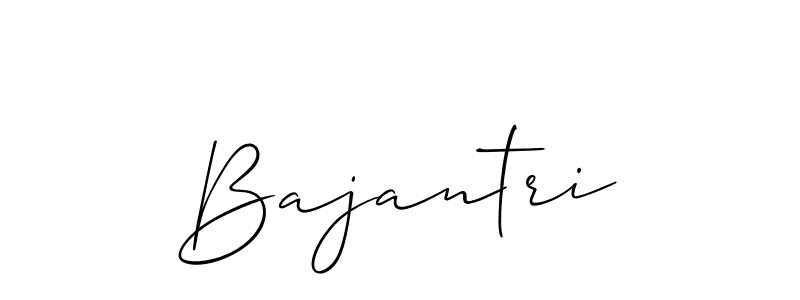 Bajantri stylish signature style. Best Handwritten Sign (Allison_Script) for my name. Handwritten Signature Collection Ideas for my name Bajantri. Bajantri signature style 2 images and pictures png