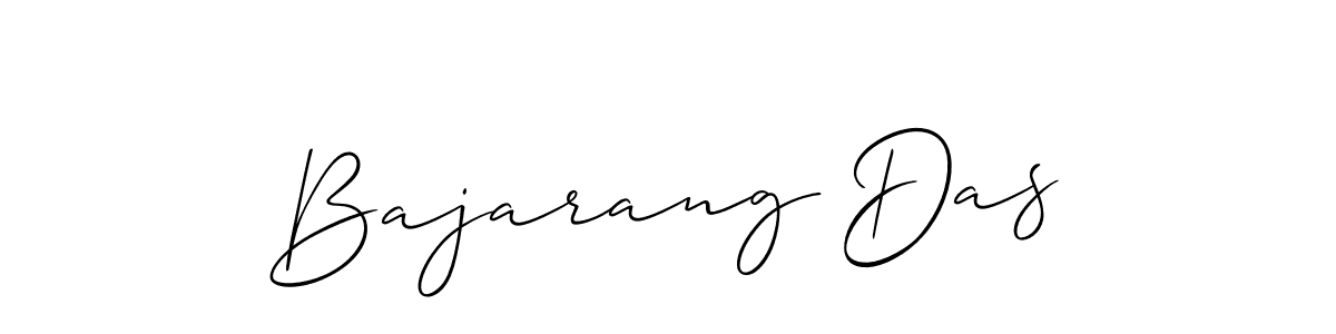 You should practise on your own different ways (Allison_Script) to write your name (Bajarang Das) in signature. don't let someone else do it for you. Bajarang Das signature style 2 images and pictures png