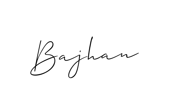 Bajhan stylish signature style. Best Handwritten Sign (Allison_Script) for my name. Handwritten Signature Collection Ideas for my name Bajhan. Bajhan signature style 2 images and pictures png