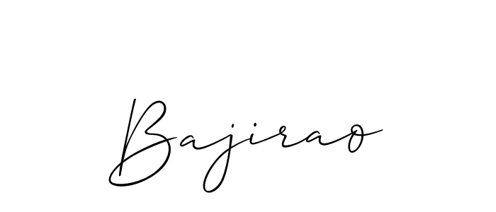 Make a beautiful signature design for name Bajirao. Use this online signature maker to create a handwritten signature for free. Bajirao signature style 2 images and pictures png