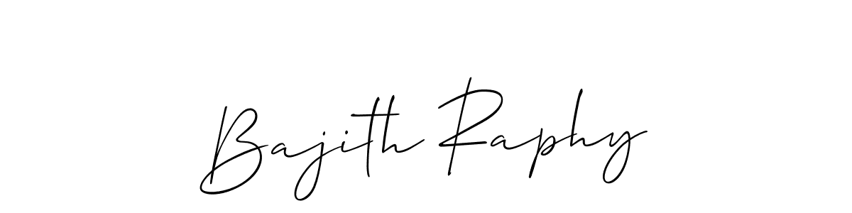 How to Draw Bajith Raphy signature style? Allison_Script is a latest design signature styles for name Bajith Raphy. Bajith Raphy signature style 2 images and pictures png