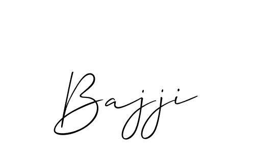 Create a beautiful signature design for name Bajji. With this signature (Allison_Script) fonts, you can make a handwritten signature for free. Bajji signature style 2 images and pictures png