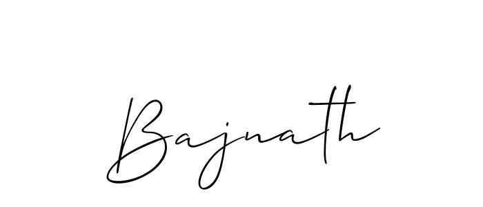 It looks lik you need a new signature style for name Bajnath. Design unique handwritten (Allison_Script) signature with our free signature maker in just a few clicks. Bajnath signature style 2 images and pictures png