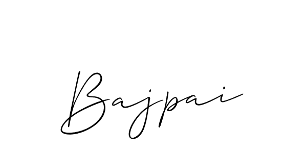 It looks lik you need a new signature style for name Bajpai. Design unique handwritten (Allison_Script) signature with our free signature maker in just a few clicks. Bajpai signature style 2 images and pictures png