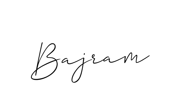 Make a beautiful signature design for name Bajram. With this signature (Allison_Script) style, you can create a handwritten signature for free. Bajram signature style 2 images and pictures png