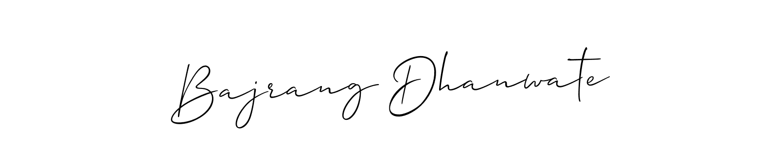 Best and Professional Signature Style for Bajrang Dhanwate. Allison_Script Best Signature Style Collection. Bajrang Dhanwate signature style 2 images and pictures png