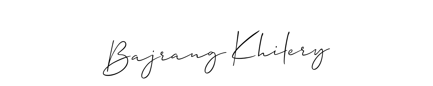 Once you've used our free online signature maker to create your best signature Allison_Script style, it's time to enjoy all of the benefits that Bajrang Khilery name signing documents. Bajrang Khilery signature style 2 images and pictures png