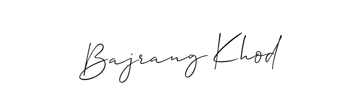 Once you've used our free online signature maker to create your best signature Allison_Script style, it's time to enjoy all of the benefits that Bajrang Khod name signing documents. Bajrang Khod signature style 2 images and pictures png
