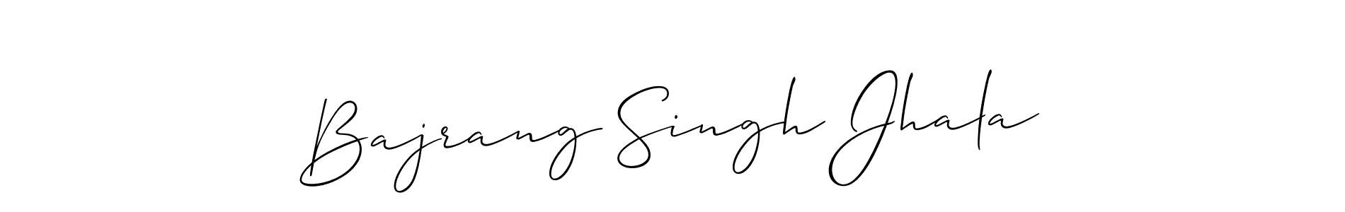 Check out images of Autograph of Bajrang Singh Jhala name. Actor Bajrang Singh Jhala Signature Style. Allison_Script is a professional sign style online. Bajrang Singh Jhala signature style 2 images and pictures png
