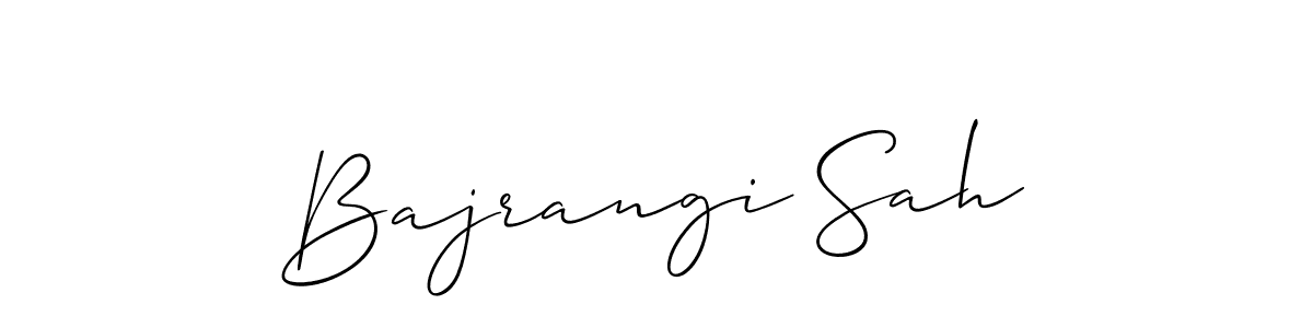 You can use this online signature creator to create a handwritten signature for the name Bajrangi Sah. This is the best online autograph maker. Bajrangi Sah signature style 2 images and pictures png