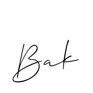 How to Draw Bak signature style? Allison_Script is a latest design signature styles for name Bak. Bak signature style 2 images and pictures png