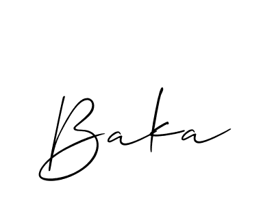 Best and Professional Signature Style for Baka. Allison_Script Best Signature Style Collection. Baka signature style 2 images and pictures png