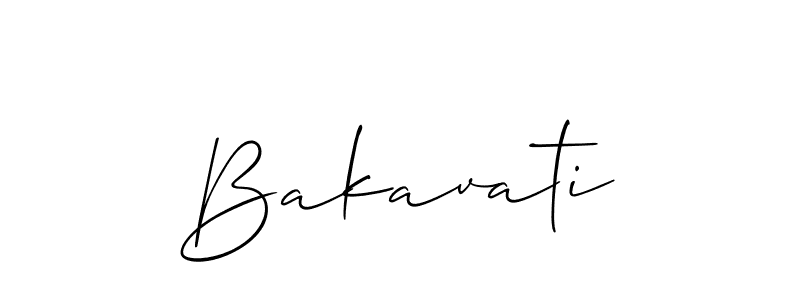 Similarly Allison_Script is the best handwritten signature design. Signature creator online .You can use it as an online autograph creator for name Bakavati. Bakavati signature style 2 images and pictures png