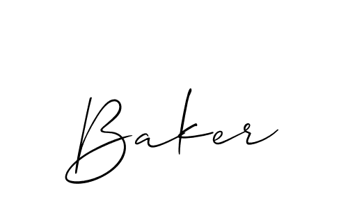 It looks lik you need a new signature style for name Baker. Design unique handwritten (Allison_Script) signature with our free signature maker in just a few clicks. Baker signature style 2 images and pictures png