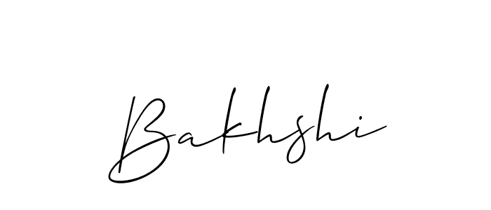 if you are searching for the best signature style for your name Bakhshi. so please give up your signature search. here we have designed multiple signature styles  using Allison_Script. Bakhshi signature style 2 images and pictures png