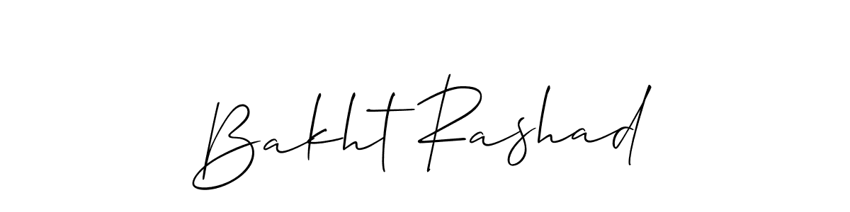 Best and Professional Signature Style for Bakht Rashad. Allison_Script Best Signature Style Collection. Bakht Rashad signature style 2 images and pictures png