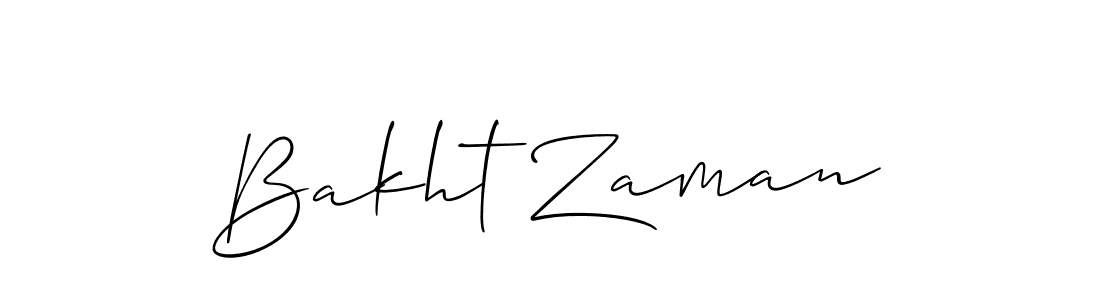 Similarly Allison_Script is the best handwritten signature design. Signature creator online .You can use it as an online autograph creator for name Bakht Zaman. Bakht Zaman signature style 2 images and pictures png