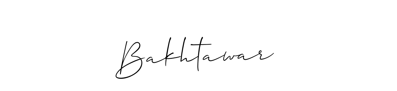 Create a beautiful signature design for name Bakhtawar ♡. With this signature (Allison_Script) fonts, you can make a handwritten signature for free. Bakhtawar ♡ signature style 2 images and pictures png