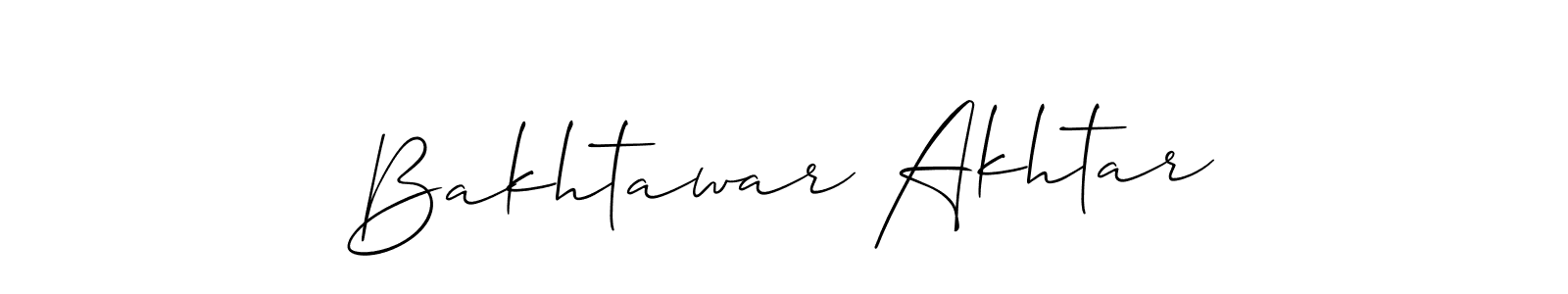 Design your own signature with our free online signature maker. With this signature software, you can create a handwritten (Allison_Script) signature for name Bakhtawar Akhtar. Bakhtawar Akhtar signature style 2 images and pictures png