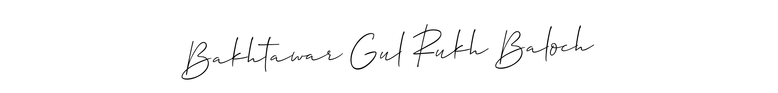 if you are searching for the best signature style for your name Bakhtawar Gul Rukh Baloch. so please give up your signature search. here we have designed multiple signature styles  using Allison_Script. Bakhtawar Gul Rukh Baloch signature style 2 images and pictures png