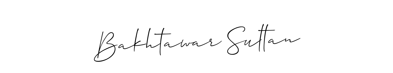 Create a beautiful signature design for name Bakhtawar Sultan. With this signature (Allison_Script) fonts, you can make a handwritten signature for free. Bakhtawar Sultan signature style 2 images and pictures png