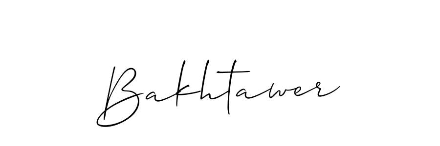 How to make Bakhtawer name signature. Use Allison_Script style for creating short signs online. This is the latest handwritten sign. Bakhtawer signature style 2 images and pictures png