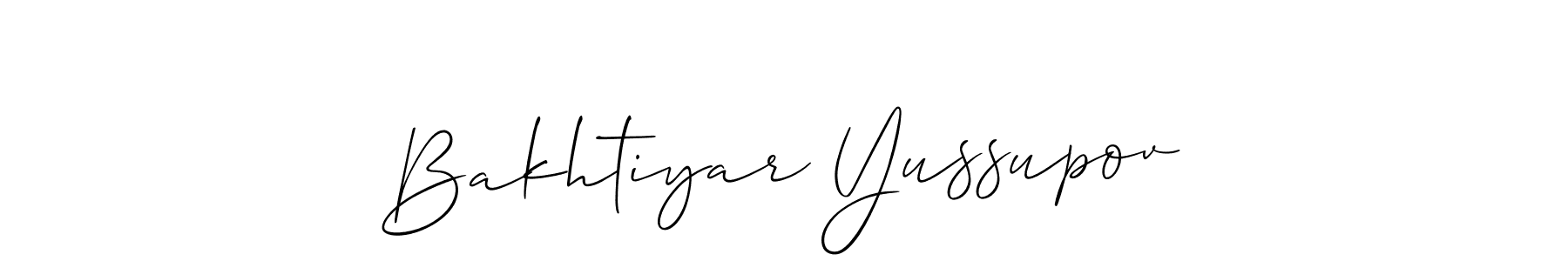 Once you've used our free online signature maker to create your best signature Allison_Script style, it's time to enjoy all of the benefits that Bakhtiyar Yussupov name signing documents. Bakhtiyar Yussupov signature style 2 images and pictures png