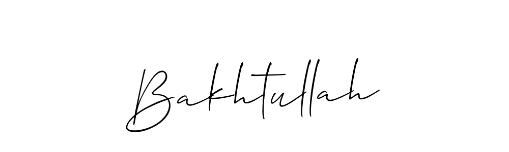 Also we have Bakhtullah name is the best signature style. Create professional handwritten signature collection using Allison_Script autograph style. Bakhtullah signature style 2 images and pictures png