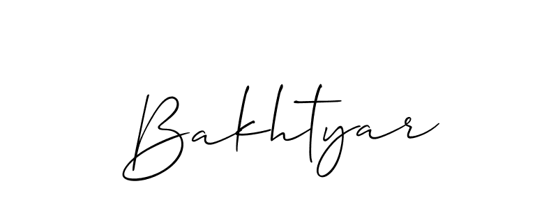 Best and Professional Signature Style for Bakhtyar. Allison_Script Best Signature Style Collection. Bakhtyar signature style 2 images and pictures png