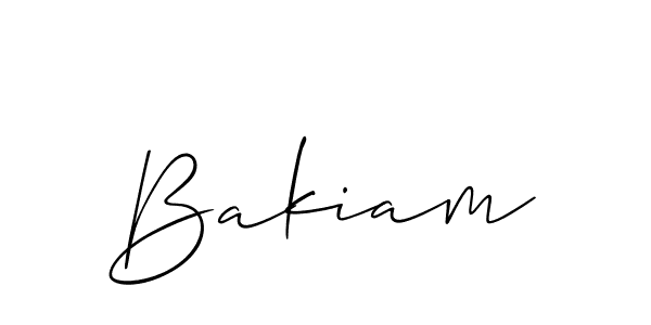 Similarly Allison_Script is the best handwritten signature design. Signature creator online .You can use it as an online autograph creator for name Bakiam. Bakiam signature style 2 images and pictures png