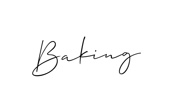 How to Draw Baking signature style? Allison_Script is a latest design signature styles for name Baking. Baking signature style 2 images and pictures png
