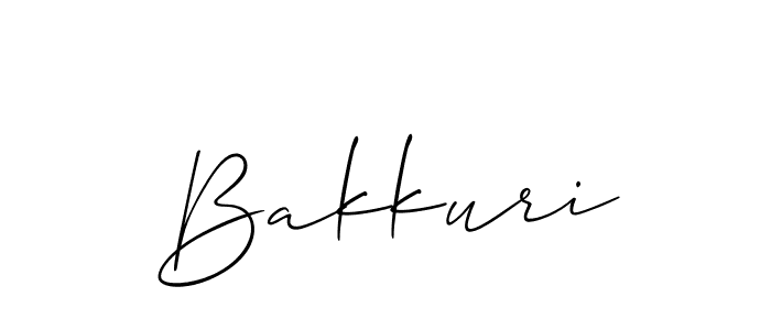 Also we have Bakkuri name is the best signature style. Create professional handwritten signature collection using Allison_Script autograph style. Bakkuri signature style 2 images and pictures png