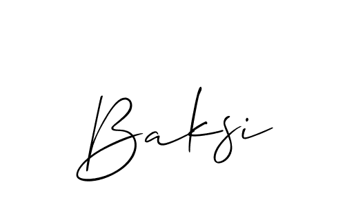 Allison_Script is a professional signature style that is perfect for those who want to add a touch of class to their signature. It is also a great choice for those who want to make their signature more unique. Get Baksi name to fancy signature for free. Baksi signature style 2 images and pictures png
