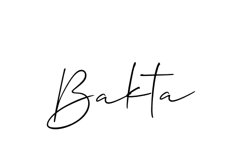 if you are searching for the best signature style for your name Bakta. so please give up your signature search. here we have designed multiple signature styles  using Allison_Script. Bakta signature style 2 images and pictures png