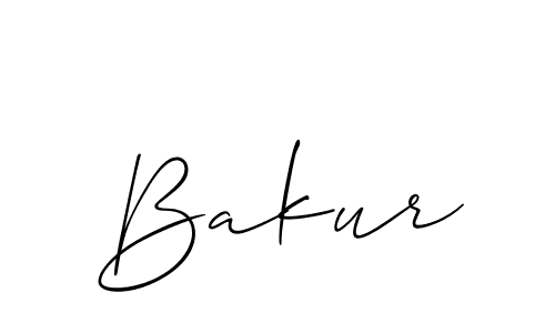 Bakur stylish signature style. Best Handwritten Sign (Allison_Script) for my name. Handwritten Signature Collection Ideas for my name Bakur. Bakur signature style 2 images and pictures png