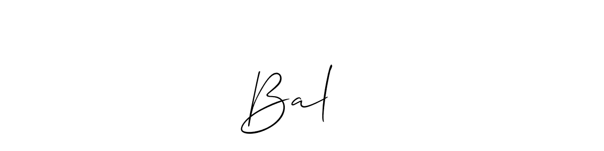 if you are searching for the best signature style for your name Balराम. so please give up your signature search. here we have designed multiple signature styles  using Allison_Script. Balराम signature style 2 images and pictures png