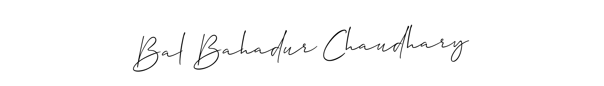 Also we have Bal Bahadur Chaudhary name is the best signature style. Create professional handwritten signature collection using Allison_Script autograph style. Bal Bahadur Chaudhary signature style 2 images and pictures png